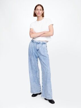 GAP Light Blue Wide Leg Women's Jeans